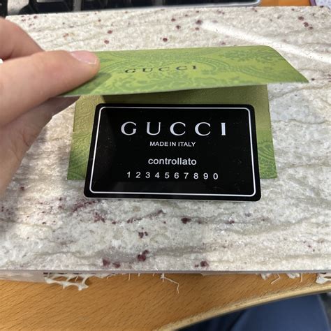 fakest gucci ever|Gucci authenticity card.